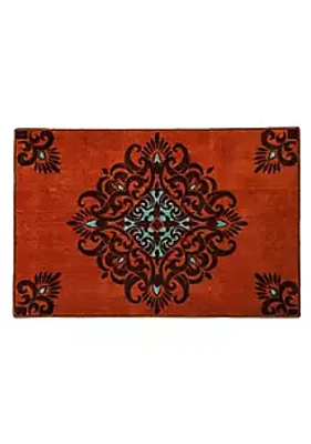 Paseo Road by HiEnd Accents Terracotta Medallion Rug