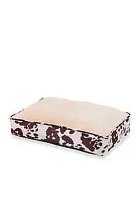 Paseo Road by HiEnd Accents Faux Cowhide Dog Bed