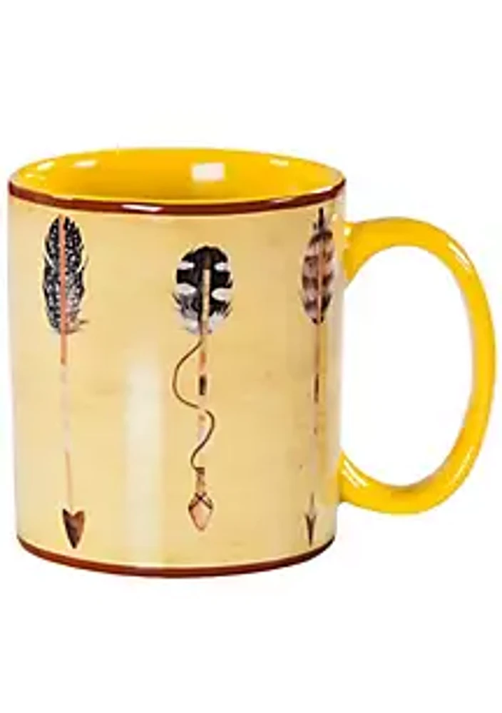 Paseo Road by HiEnd Accents Large Arrow Design Mug Set