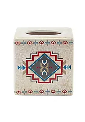 Paseo Road by HiEnd Accents Spirit Valley Ceramic Tissue Box Cover