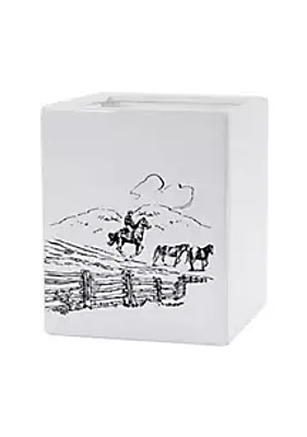 Paseo Road by HiEnd Accents Ranch Life Ceramic Wastebasket