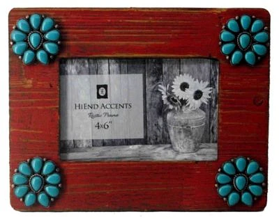 Picture Frame with Squash Blossom Corners