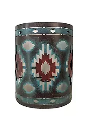 Paseo Road by HiEnd Accents Colorful Aztec Rustic Southwestern Wall Sconce