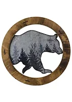 Paseo Road by HiEnd Accents Round Bear Wall Art