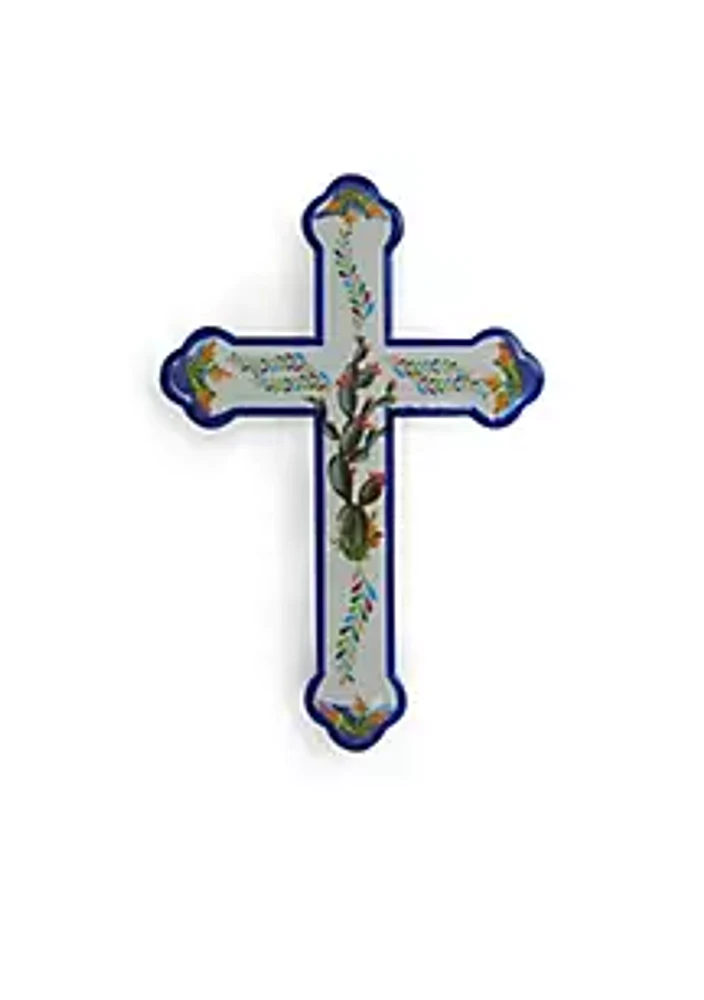 Paseo Road by HiEnd Accents Colorful Mexican Motif Cross Wall Décor