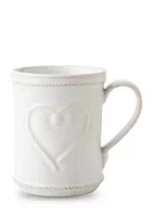 Juliska Berry Thread Whitewash Cupfull of Love Mug