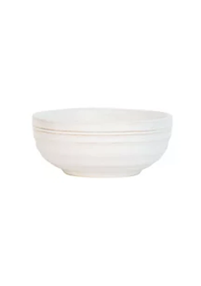 Juliska Bilbao Whitewash Cereal/Ice Cream Bowl