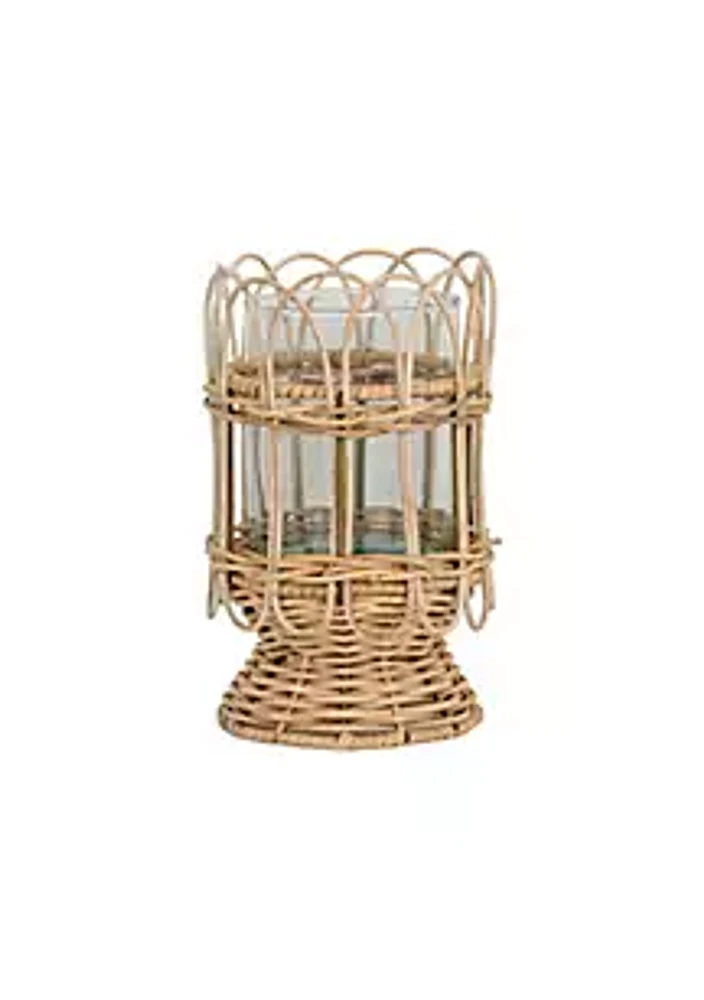 Juliska Provence Rattan Whitewash Hurricane