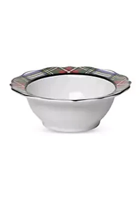 Juliska Stewart Tartan Cereal/Ice Cream Bowl