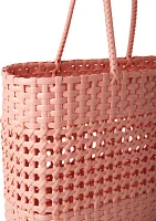 Woven Solid Color Beach Bag