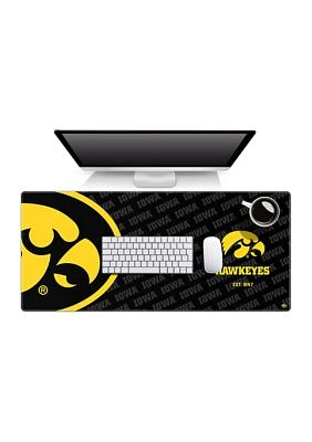 YouTheFan NCAA Iowa Hawkeyes Logo Series Desk Pad