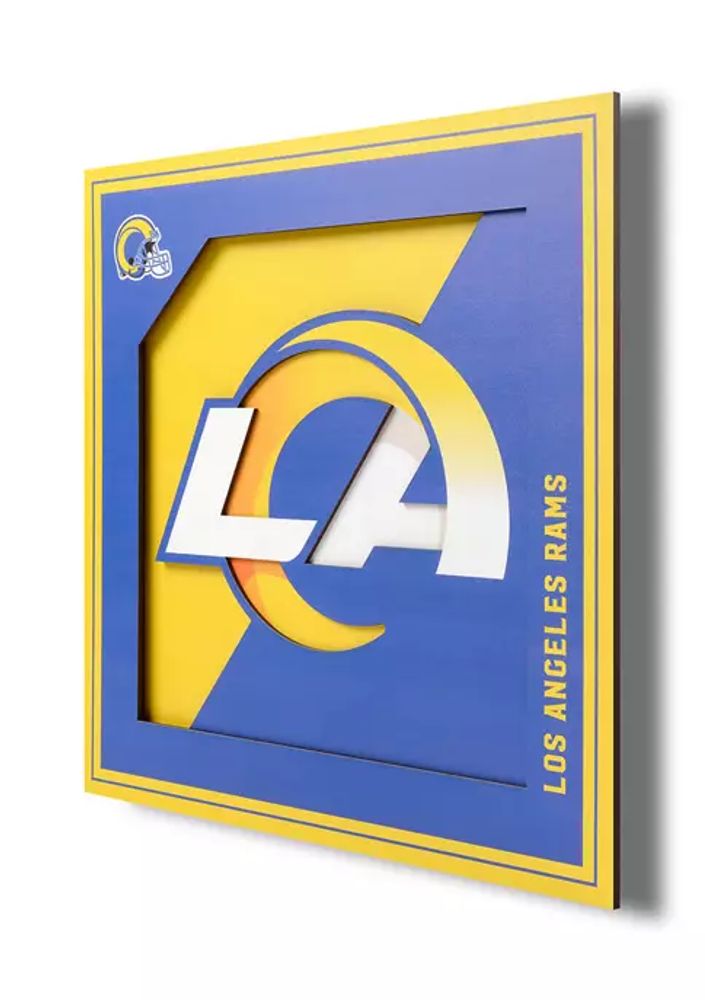 Los Angeles Rams 24 Heritage Logo Round Sign