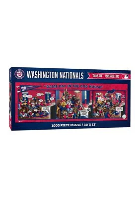 YouTheFan MLB Washington Nationals Game Day in the Dog House 1000pc Puzzle