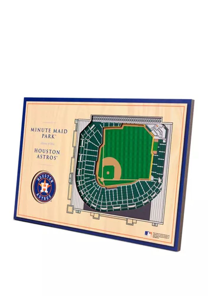 Houston Astros MDF Wood Wall Art