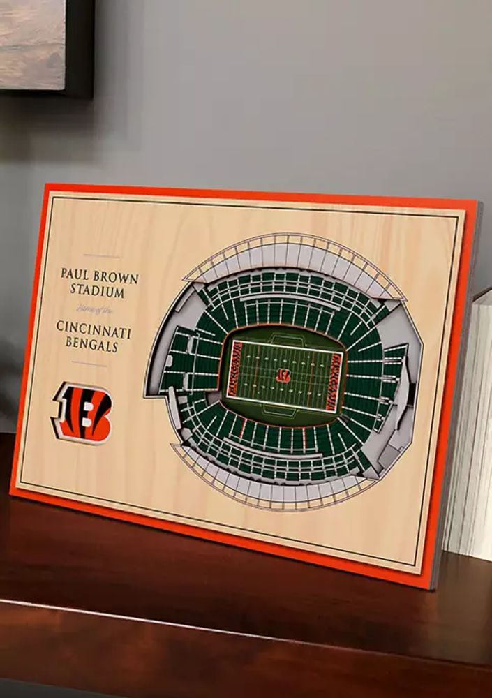 Cincinnati Bengals 24 Heritage Logo Round Sign