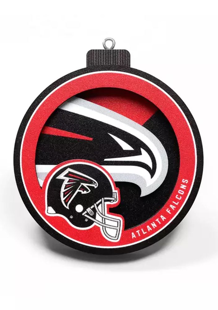 Belk NFL Atlanta Falcons 3D Logo Series Ornaments