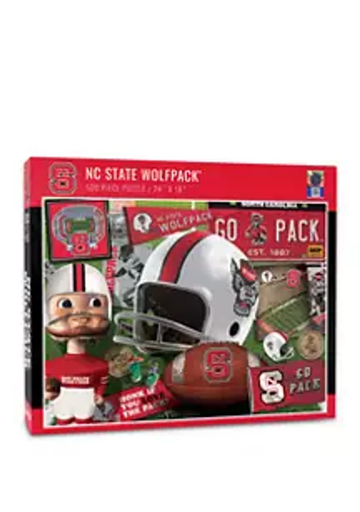 YouTheFan YouTheFan NCAA NC State Wolfpack Retro Series 500pc Puzzle