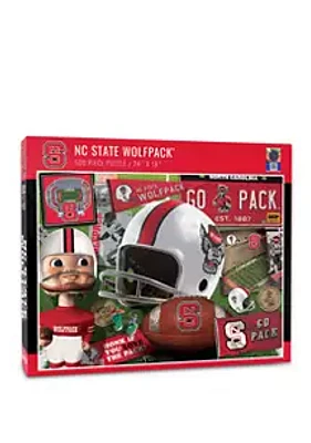 YouTheFan YouTheFan NCAA NC State Wolfpack Retro Series 500pc Puzzle