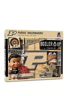 YouTheFan YouTheFan NCAA Purdue Boilermakers BB Retro Series 500pc Puzzle