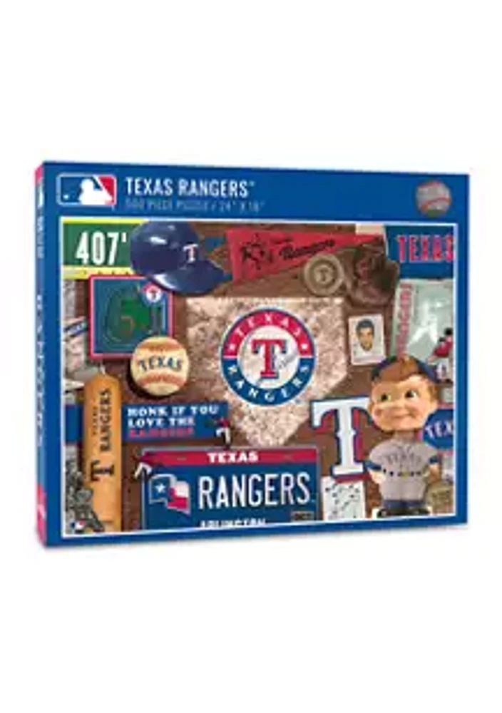 YouTheFan YouTheFan MLB Texas Rangers Retro Series 500pc Puzzle