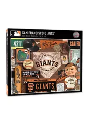 YouTheFan YouTheFan MLB San Francisco Giants Retro Series 500pc Puzzle