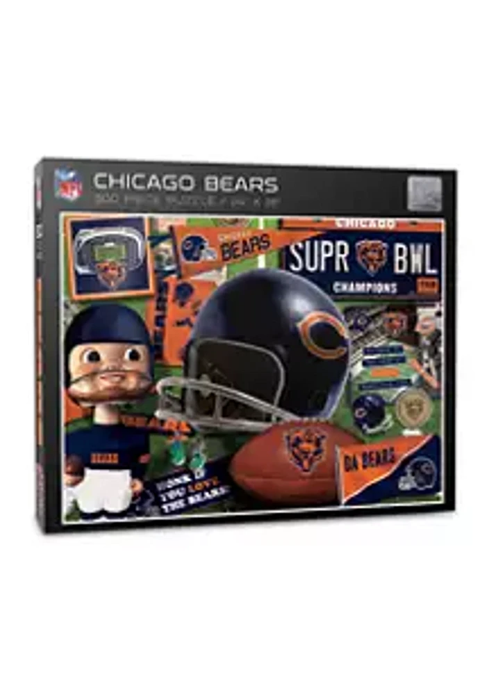 YouTheFan YouTheFan NFL Chicago Bears Retro Series 500pc Puzzle