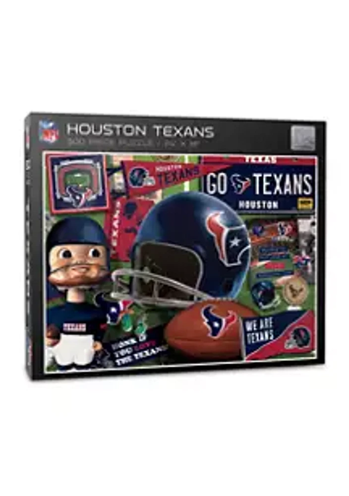 YouTheFan YouTheFan NFL Houston Texans Retro Series 500pc Puzzle