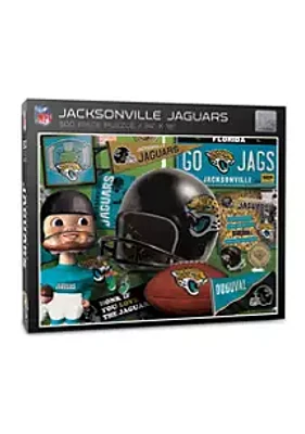 YouTheFan YouTheFan NFL Jacksonville Jaguars Retro Series 500pc Puzzle
