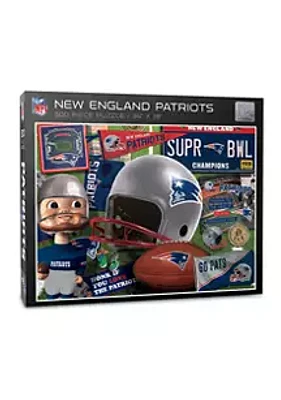 YouTheFan YouTheFan NFL New England Patriots Retro Series 500pc Puzzle