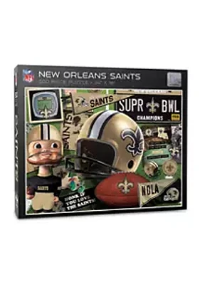 YouTheFan YouTheFan NFL New Orleans Saints Retro Series 500pc Puzzle