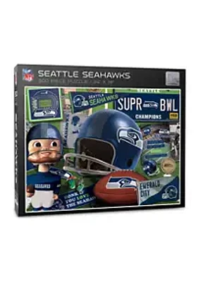 YouTheFan YouTheFan NFL Seattle Seahawks Retro Series 500pc Puzzle