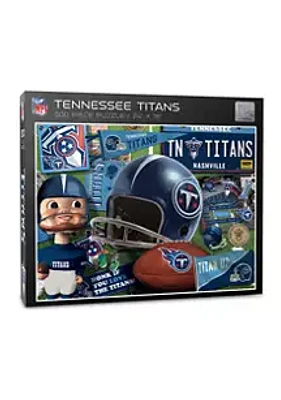 YouTheFan YouTheFan NFL Tennessee Titans Retro Series 500pc Puzzle
