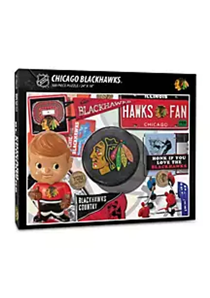 YouTheFan YouTheFan NHL Chicago Blackhawks Retro Series 500pc Puzzle