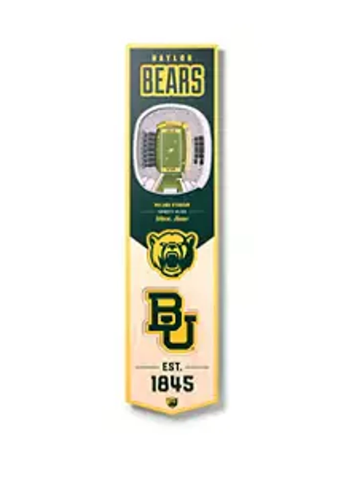 YouTheFan YouTheFan NCAA Baylor Bears 3D Stadium 8x32 Banner - McLane Stadium