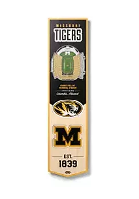 YouTheFan YouTheFan NCAA Missouri Tigers 3D Stadium 8x32 Banner - Faurot Field at Memorial Stadium