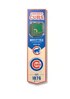 YouTheFan YouTheFan MLB Chicago Cubs 3D Stadium 8x32 Banner - Wrigley Field
