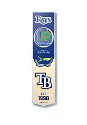 YouTheFan YouTheFan MLB Tampa Bay Rays 3D Stadium 8x32 Banner - Tropicana Field