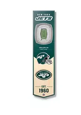 YouTheFan YouTheFan NFL New York Jets 3D Stadium 8x32 Banner - MetLife Stadium