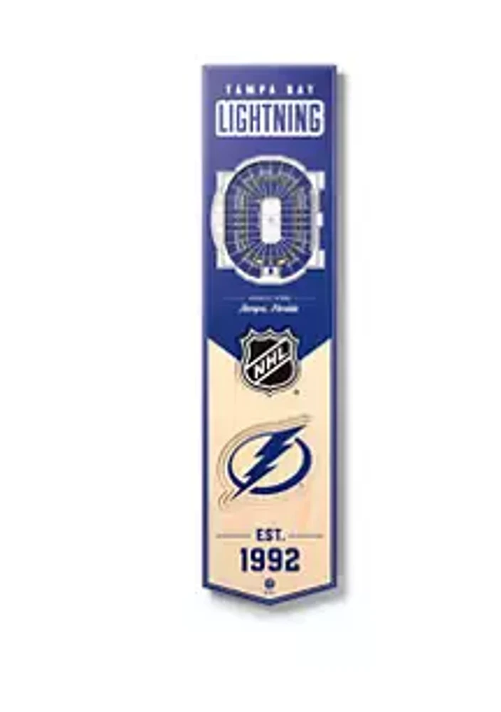 YouTheFan YouTheFan NHL Tampa Bay Lightning 3D Stadium 8x32 Banner - Amalie Arena