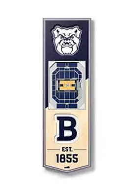 YouTheFan Butler University Bulldogs YouTheFan NCAA Butler Bulldogs 3D Stadium 6x19 Banner - Hinkle Fieldhouse