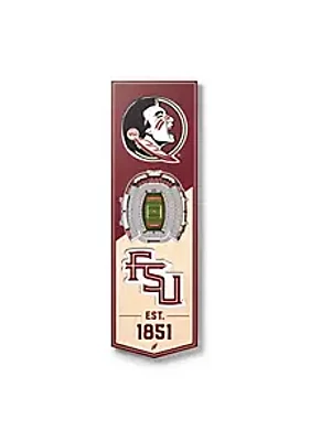 YouTheFan YouTheFan NCAA Florida State Seminoles 3D Stadium 6x19 Banner - Doak Campbell Stadium