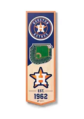 YouTheFan YouTheFan MLB Houston Astros 3D Stadium 6x19 Banner - Minute Maid Park