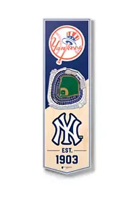 YouTheFan YouTheFan MLB New York Yankees 3D Stadium 6x19 Banner - Yankee Stadium
