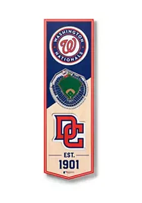 YouTheFan YouTheFan MLB Washington Nationals 3D Stadium 6x19 Banner - Nationals Park