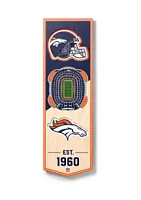 YouTheFan YouTheFan NFL Denver Broncos 3D Stadium 6x19 Banner - Mile High Stadium