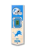 YouTheFan YouTheFan NFL Detroit Lions 3D Stadium 6x19 Banner - Ford Field