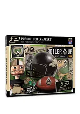 YouTheFan YouTheFan NCAA Purdue Boilermakers FB Retro Series 500pc Puzzle
