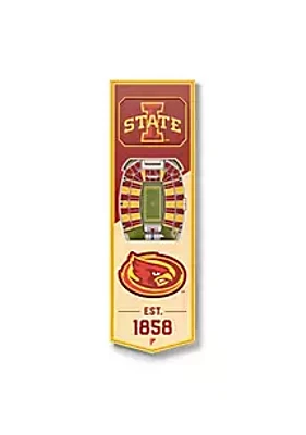 YouTheFan YouTheFan NCAA Iowa State Cyclones 3D Stadium 6x19 Banner - Jack Trice Stadium