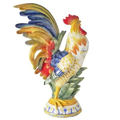 Ricamo Rooster Figurine