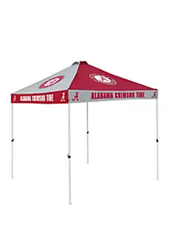 Logo Brands NCAA Alabama Crimson Tide 9 ft x 9 ft  Checkerboard Tent